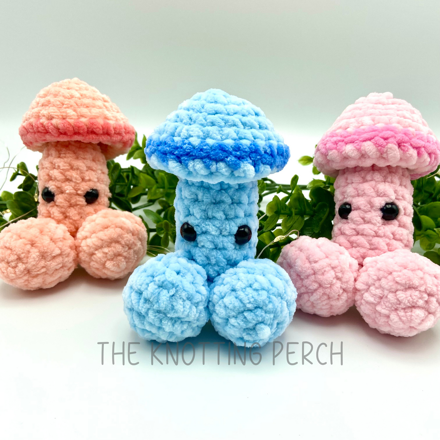 Crochet Penis Fidget Toy, Funny Gag Gift for Adults, Weenie, Amigurumi, Plushie