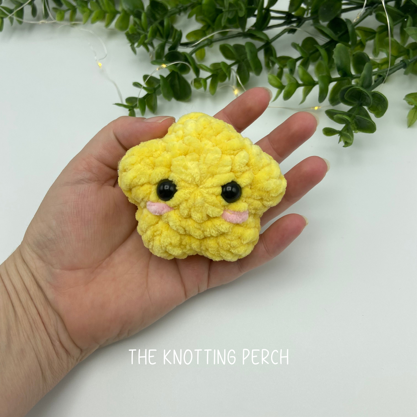 Crochet Puff Star Keychain, Bag Charm, Star Plushie, Space Theme, Cute Plush Charm