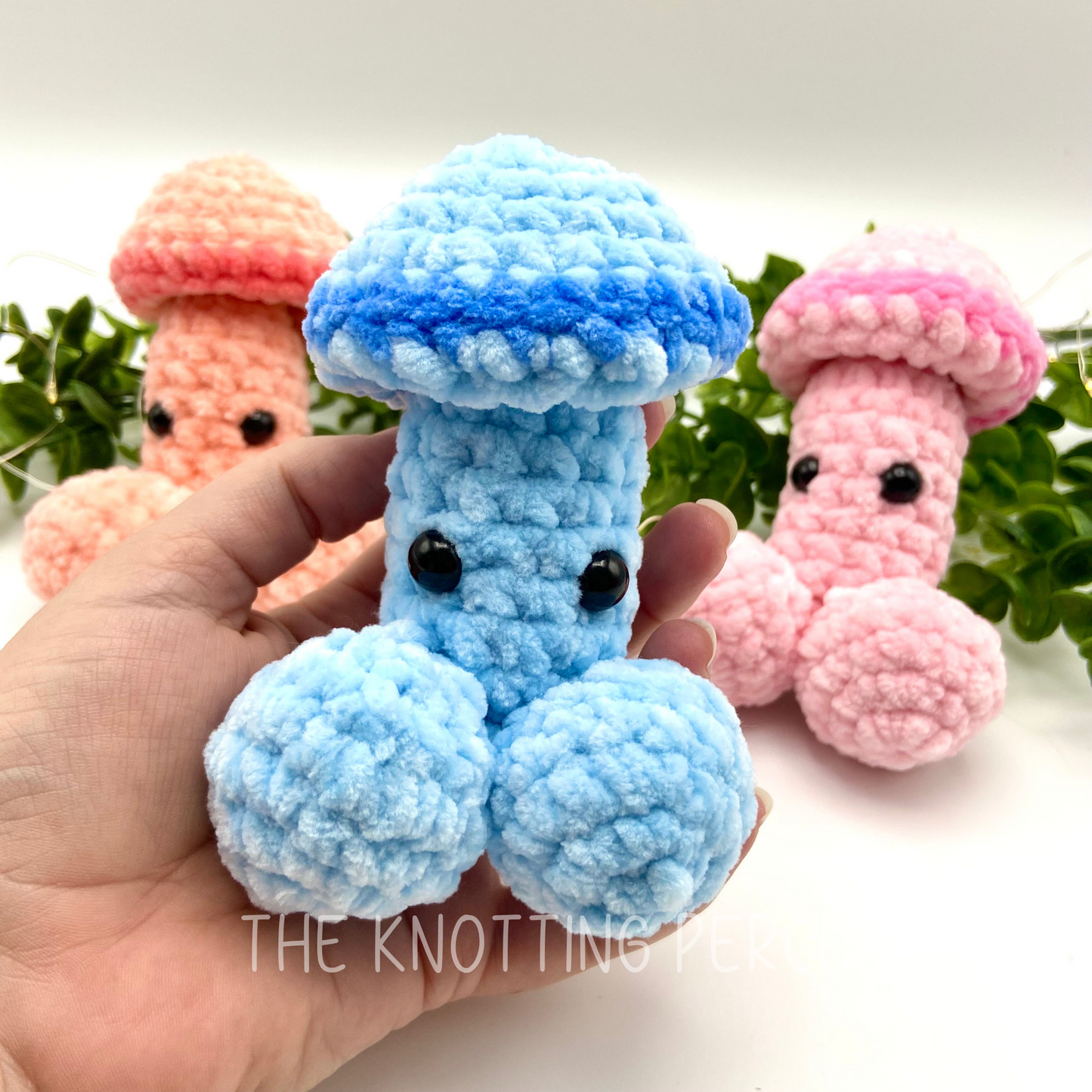 Crochet Penis Fidget Toy, Funny Gag Gift for Adults, Weenie, Amigurumi, Plushie