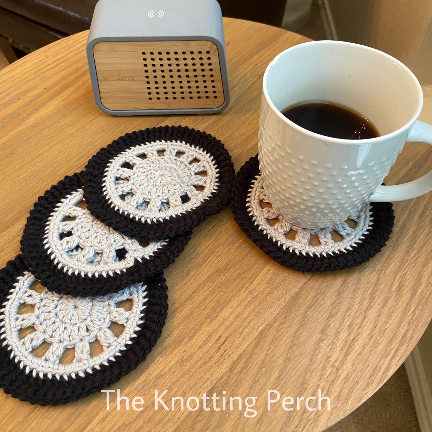Crochet Wheel Coaster, Car and Vehicle Themed, Man Cave Accessory, Poker Game Night, Car Lover Gift