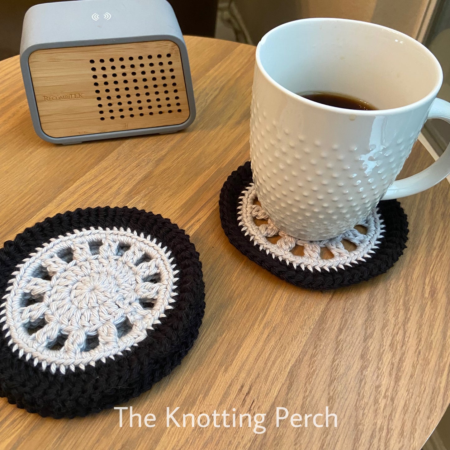 Crochet Wheel Coaster, Car and Vehicle Themed, Man Cave Accessory, Poker Game Night, Car Lover Gift