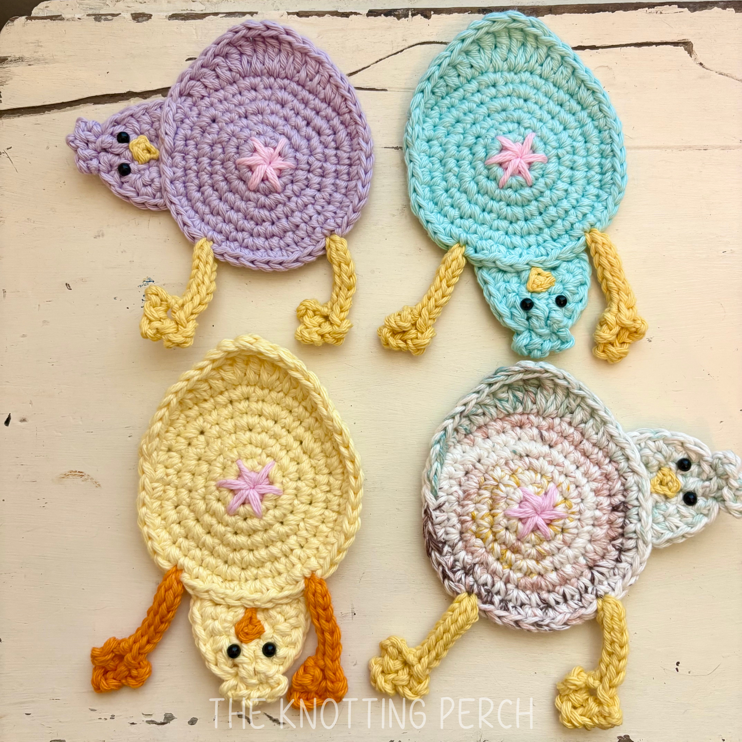 Chicken Butt Crochet Coaster (1 Coaster) | Funny Farmhouse Gift