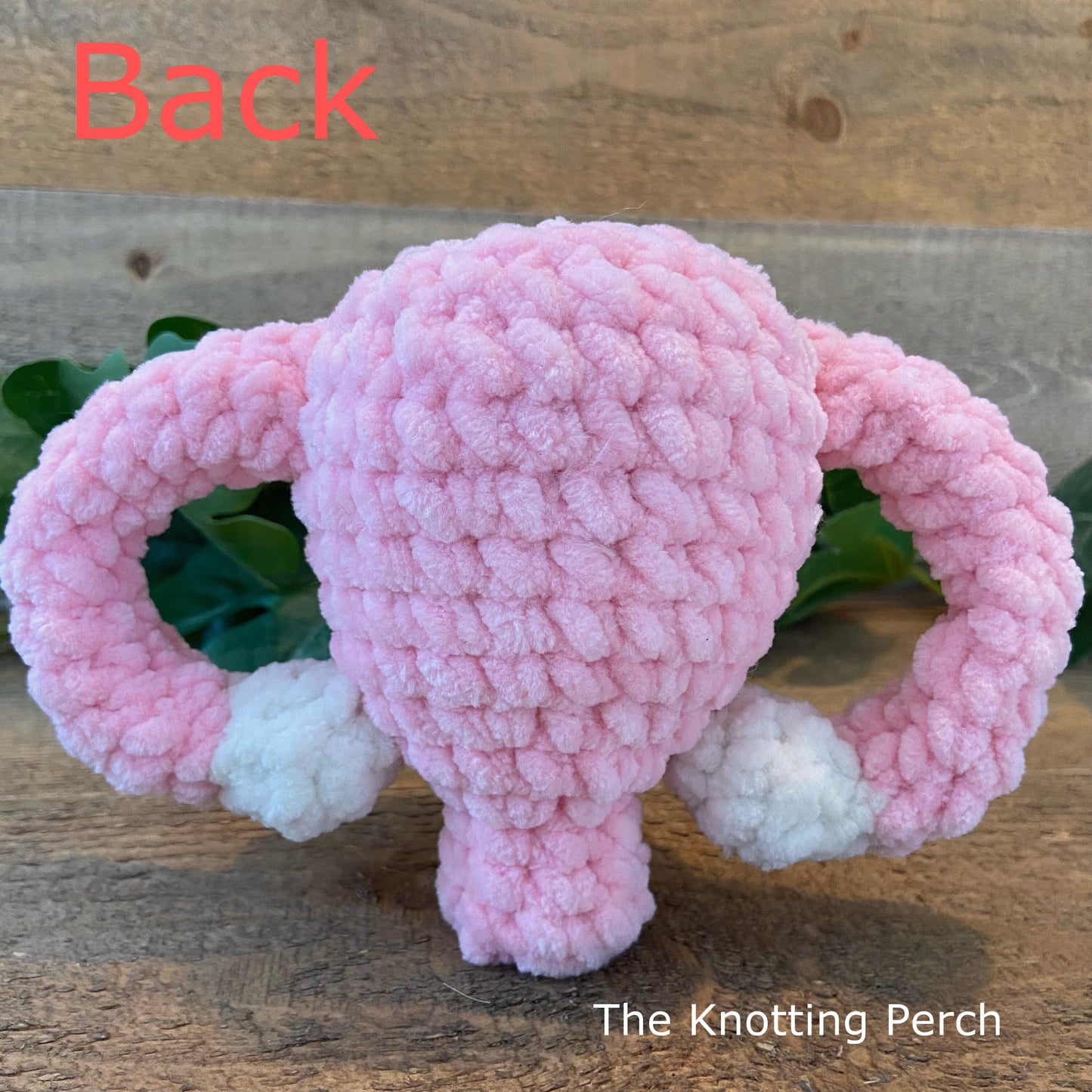 Crochet Chunky Uterus Plushy, Feminine Health Awareness Gift, Hysterectomy Gift, Good Bye Uterus