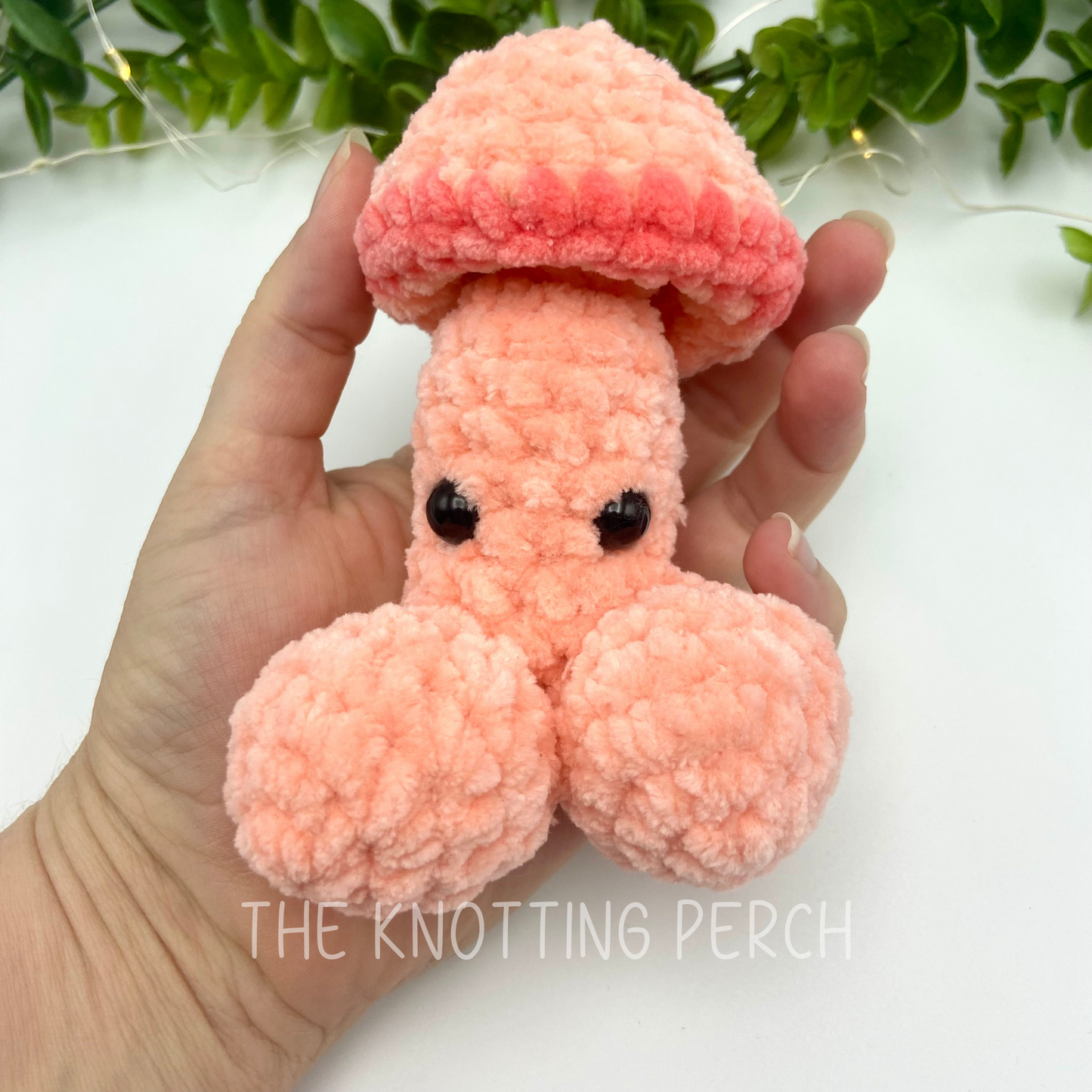 Crochet Penis Fidget Toy, Funny Gag Gift for Adults, Weenie, Amigurumi, Plushie